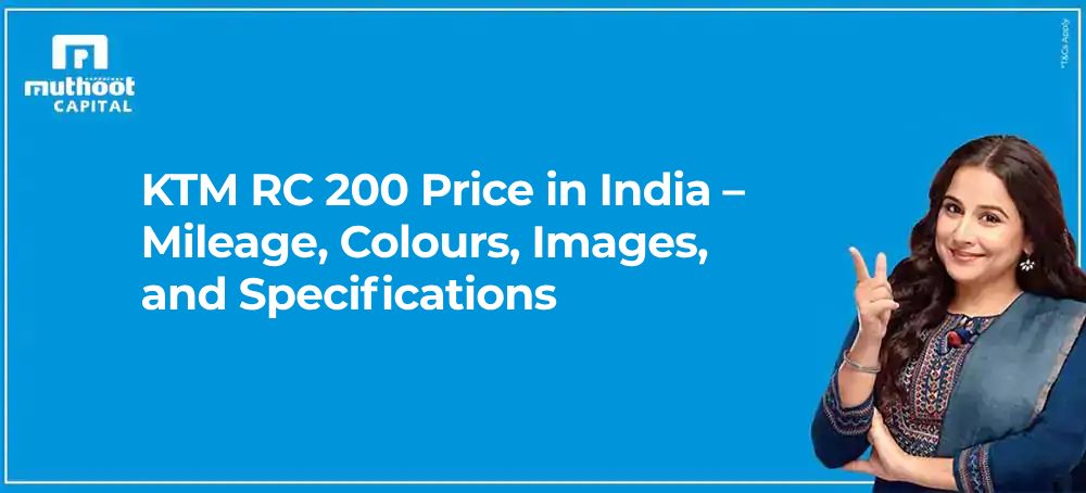 KTM RC 200 Price in India – Mileage, Colours, Images, and Specifications